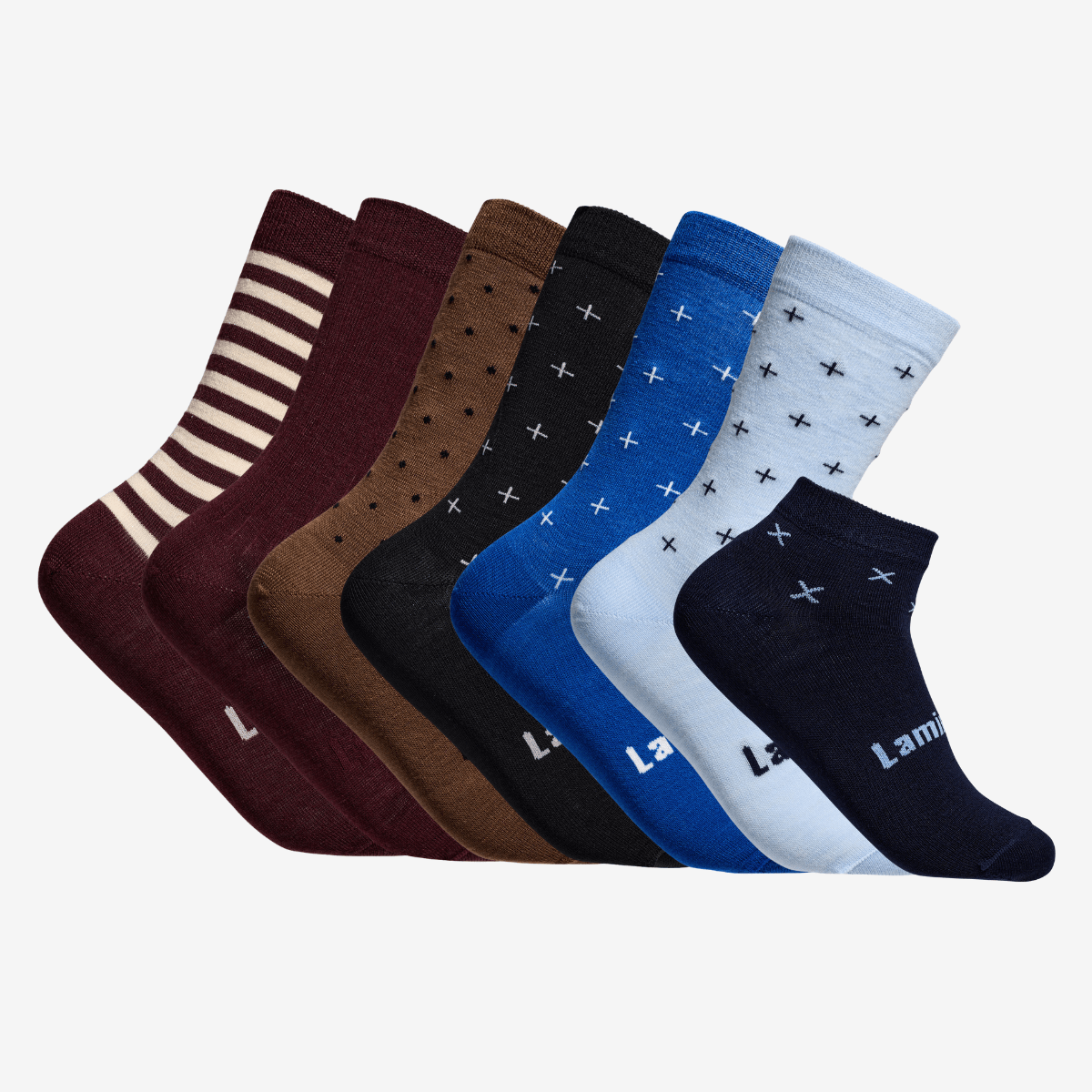 Merino Wool Socks | Man | 7 Day Set