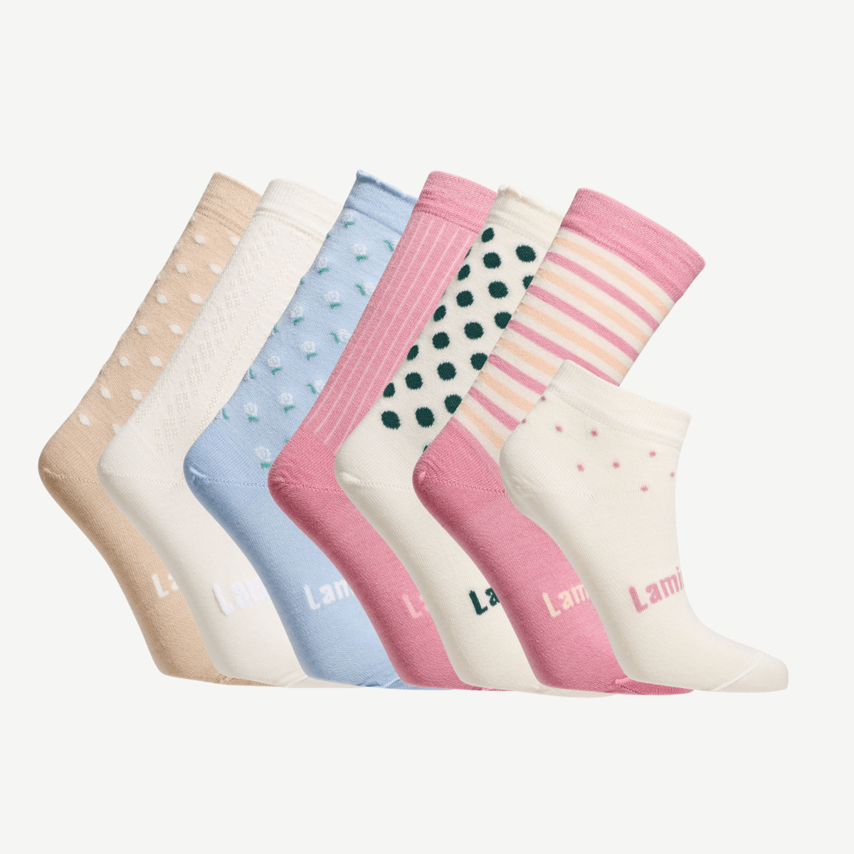 7 day set of merino wool socks for women nz