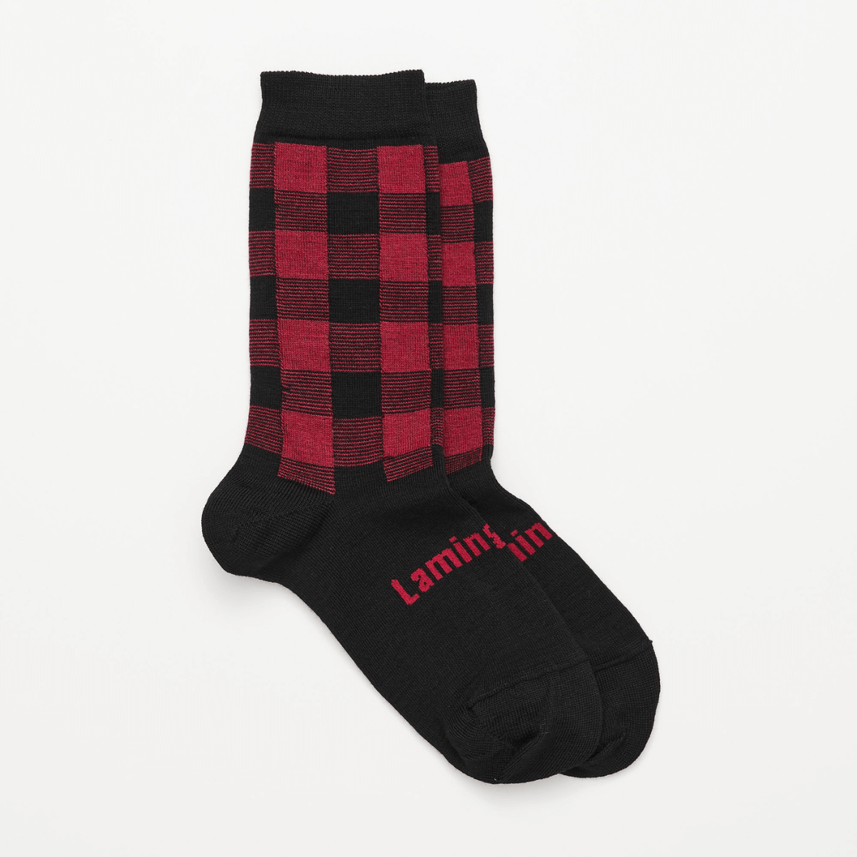 merino wool crew socks black and red nz aus