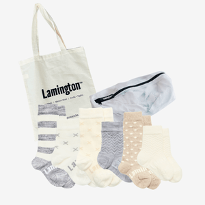 baby shower merino sock set nz neutral