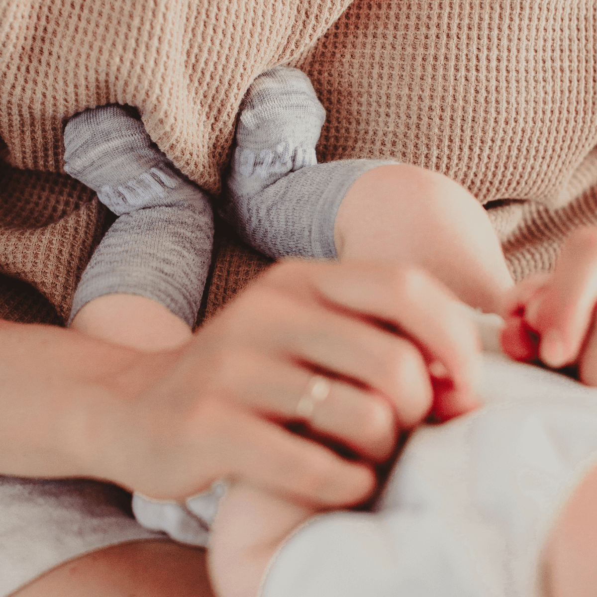 grey merino wool baby socks nz au